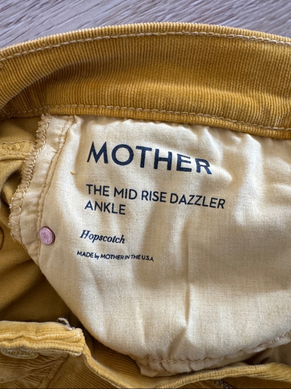 NWT MOTHER The Mid Rise Dazzler in Hopscotch - Picture 6 of 15